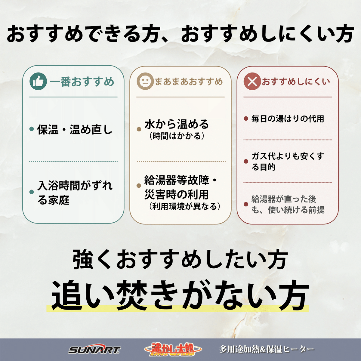 沸かし太郎【メーカー保証＋3ヶ月延長付き】 - 商品説明画像 2